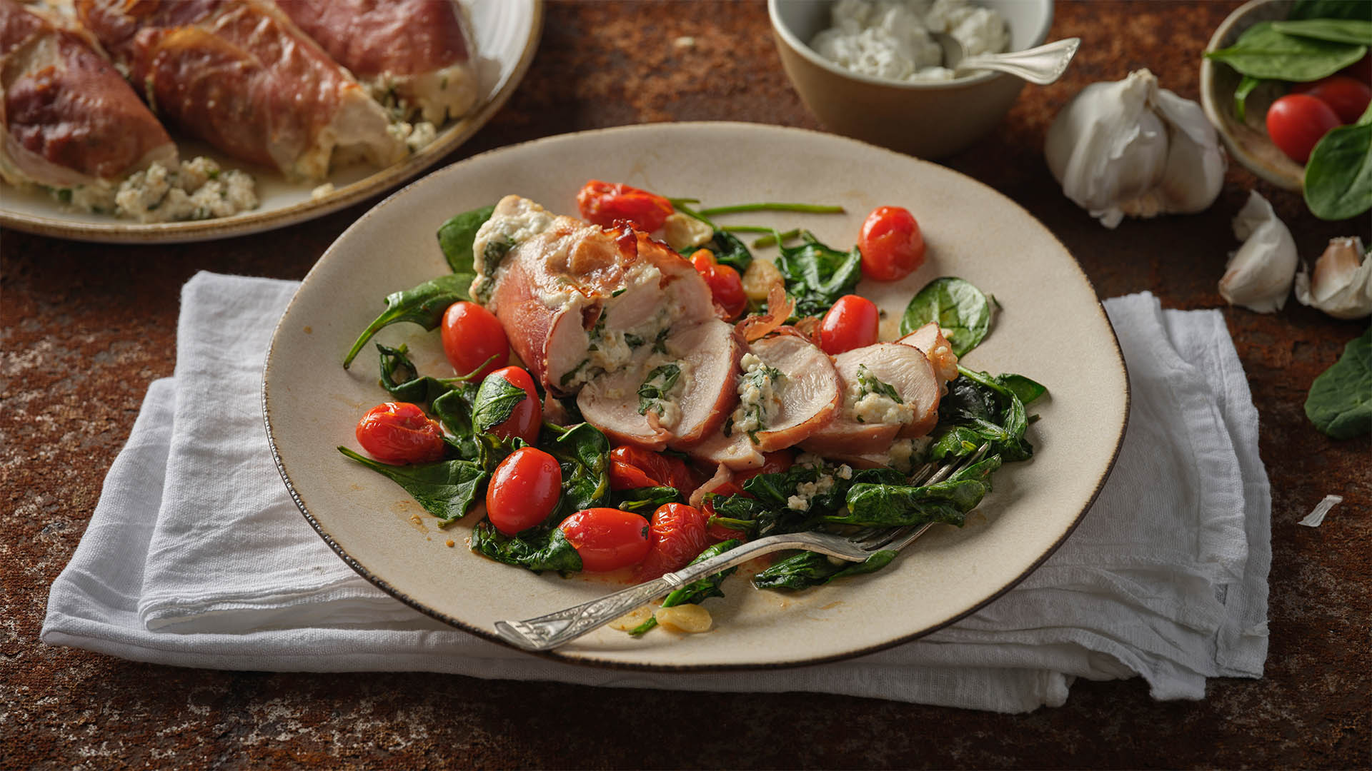Quark Stuffed Chicken